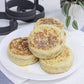 Inner 4 inch Silicone English Muffin Rings, Nonstick Cookie Rings Crumpet Ring, BPA-Free, Set of 4