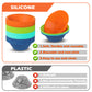 Webake 24 Pcs Platinum Silicone Puto Molder Filipino Medium-Size, 2.75" Reusable Puto Baking Cup for Steamer, BPA-Free & Non-Stick, Plastic Replacement Baking Cup, Great for Bite-Size Muffin, Tart