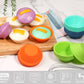 Webake 24 Pcs Platinum Silicone Puto Molder Filipino Medium-Size, 2.75" Reusable Puto Baking Cup for Steamer, BPA-Free & Non-Stick, Plastic Replacement Baking Cup, Great for Bite-Size Muffin, Tart