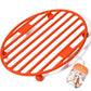 Webake Roasting Rack Oval Silicone 11x8 Inches Cooling Drying Rack Kitchen Cooking Rack for Baking Roasting Pan, Heat-Resistant Silicone Trivet
