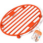 Roasting Rack Oval Silicone 11x8 Inches Cooling Drying Rack Kitchen Cooking Rack for Baking Roasting Pan, Heat-Resistant Silicone Trivet