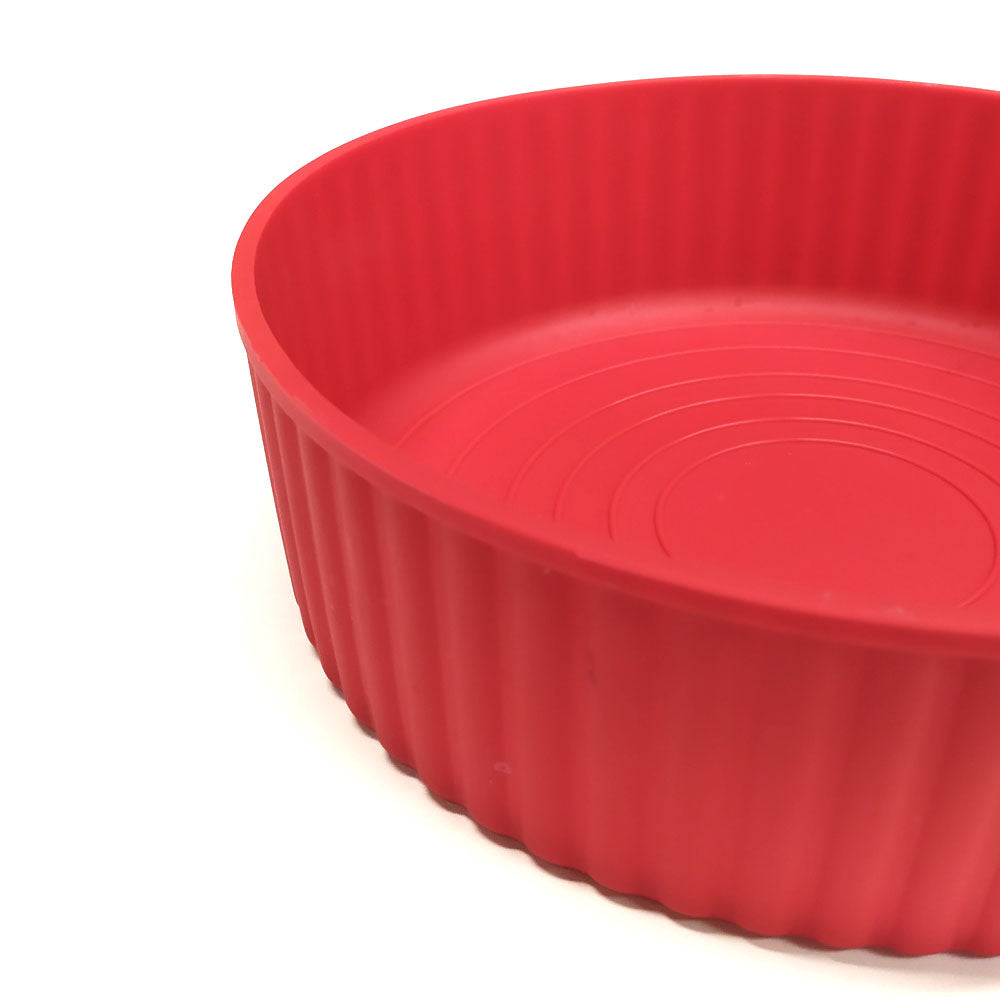 Webake 10-Inches Thick Round Silicone Cake Pans