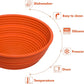 Webake 9 Inch Collapsible Oven Sourdough Silicone Bread Proofing Basket