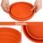 Webake 9 Inch Collapsible Oven Sourdough Silicone Bread Proofing Basket