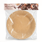 Convenient Disposable Brown Kraft Paper Plates - Unbleached and Uncoated 9-inch - 30 Count