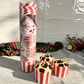 50pcs Full Size 6oz Paper Baking Cups Red Cupcake Liners Paper Snack Cups for Popcorn Cupcake Muffin Case Cupcake Bath Bomb, for Movie Party Decorations Set of 50 (Red Stripe)
