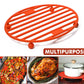 Webake Roasting Rack Oval Silicone 11x8 Inches Cooling Drying Rack Kitchen Cooking Rack for Baking Roasting Pan, Heat-Resistant Silicone Trivet
