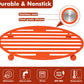 Webake Roasting Rack Oval Silicone 11x8 Inches Cooling Drying Rack Kitchen Cooking Rack for Baking Roasting Pan, Heat-Resistant Silicone Trivet