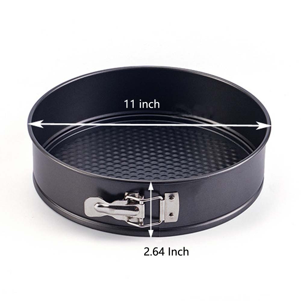 Webake 10 Inch Non-Stick Leakproof Loose Removable Bottom Round Springform Pan