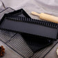 Webake 14 Inch carbon steel removable bottom non-stick rectangular baking tart pan,Pack of 2