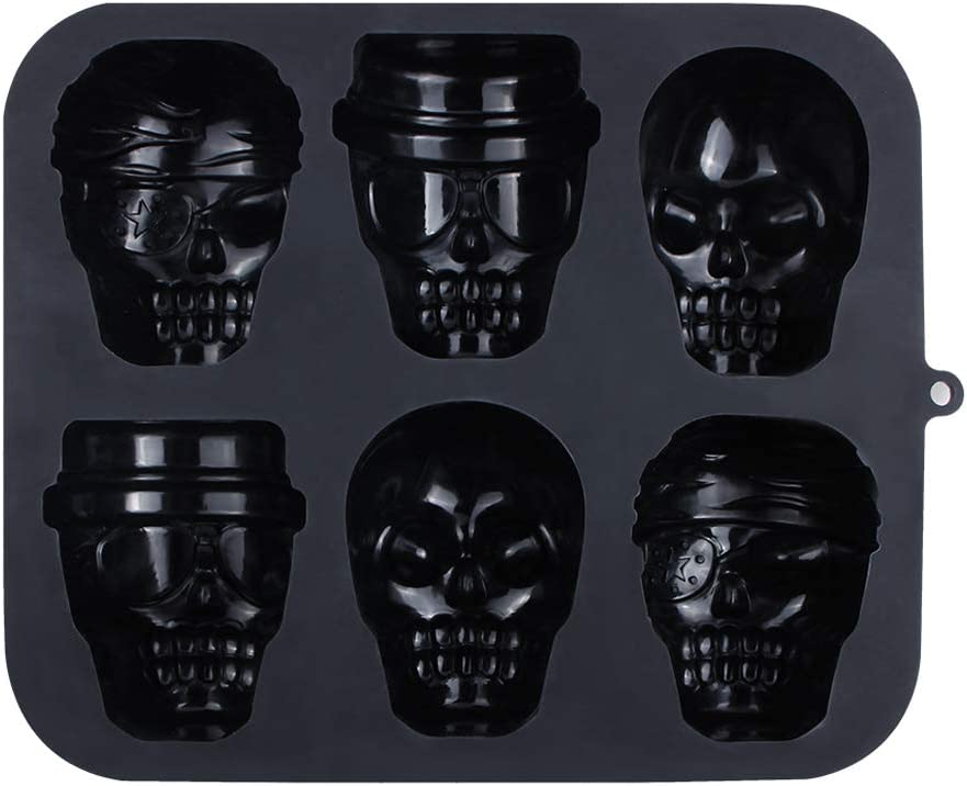 Webake Halloween Silicone Baking Skull Cake Pan