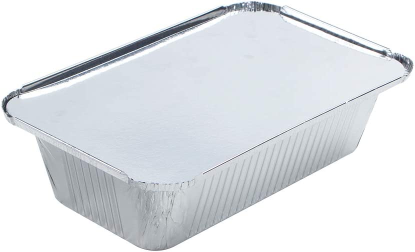 Webake 9 x 5 inch 3 Lb Aluminum Foil Tin Bread Loaf Pans (Pack of 30 with Lids)