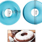 Webake jumbo silicone 10 inch non-stick donut halves dake pan,Set of 2
