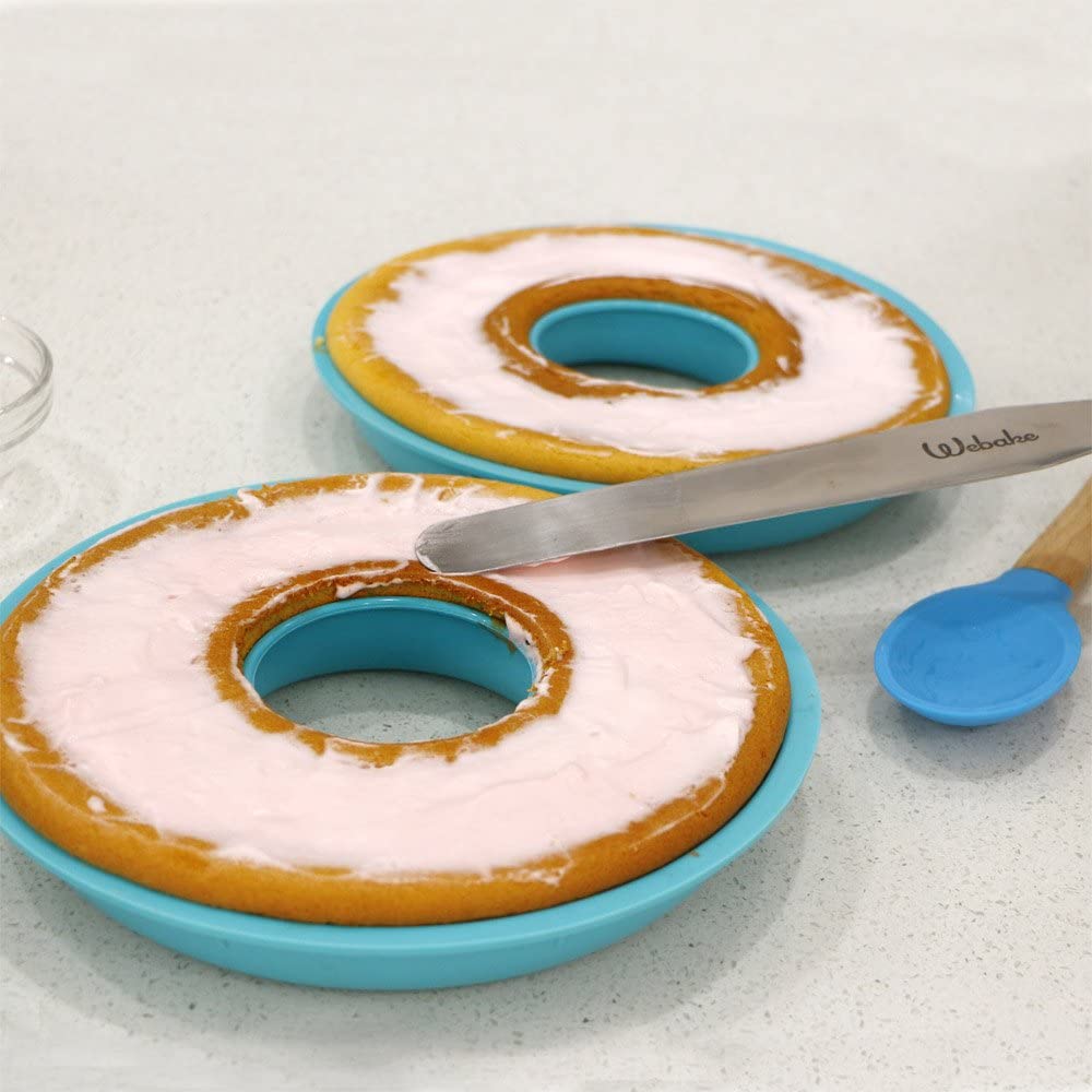 Silicone Nonstick Bagel Donut Pan Set BPA Free Baking Mold