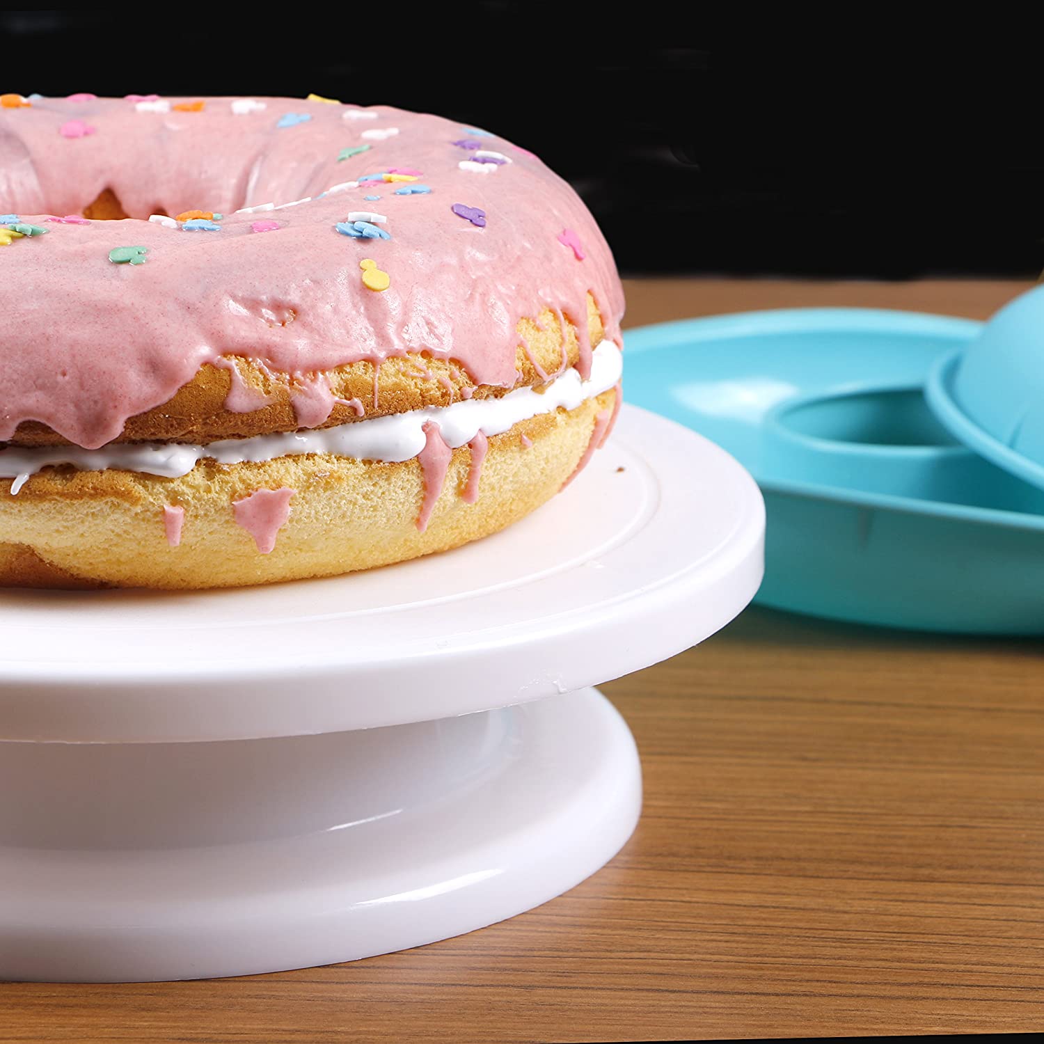 Silicone Bakeware Giant Donut Mold Webake Jumbo Silicone 10 Inch