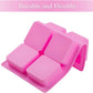 Webake silicone square bar smore brownie pan cornbread and muffin mold,Pack of 2