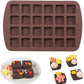 Webake mini brownie pan Square silicone baking peanut butter and pastry mold