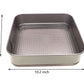 Webake Square 10 Inch Springform Pan with Removable Bottom