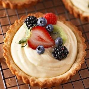 Webake silicone mini 6-cavity peanut butter cup molds tartlet pan,Pack of 2