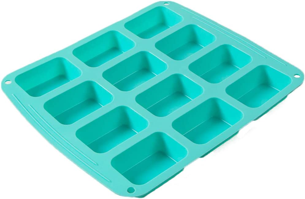 Webake silicone mini loaf pan rectangular cornbread candy pastry mold,LFGB standard