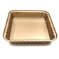 Webake 10.5x10.5 Inches Steel Reusable Rectangle Cake Pan