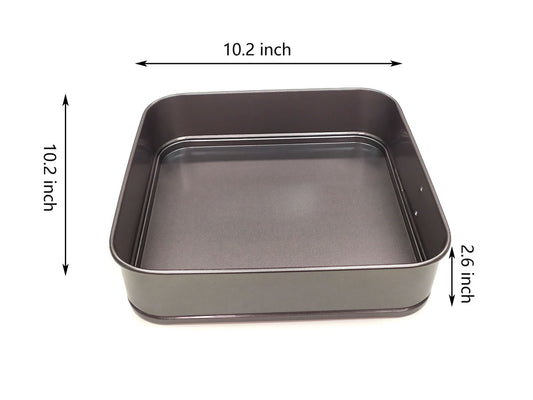 RFAQK 10 Inch Springform Cake Pan-Nonstick Baking Set with Removable  Bottom,Leakproof Cheesecake Pan with 30Pcs Parchment Papers,(E-Book  Included)