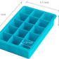 Webake 15 cavity whisky silicone ice cube molds trays,BPA free,Pack of 3