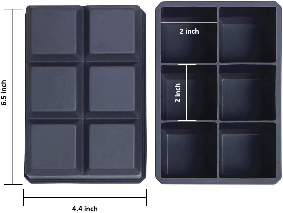 Silicone Ice Cube Trays (Pack of 2) 