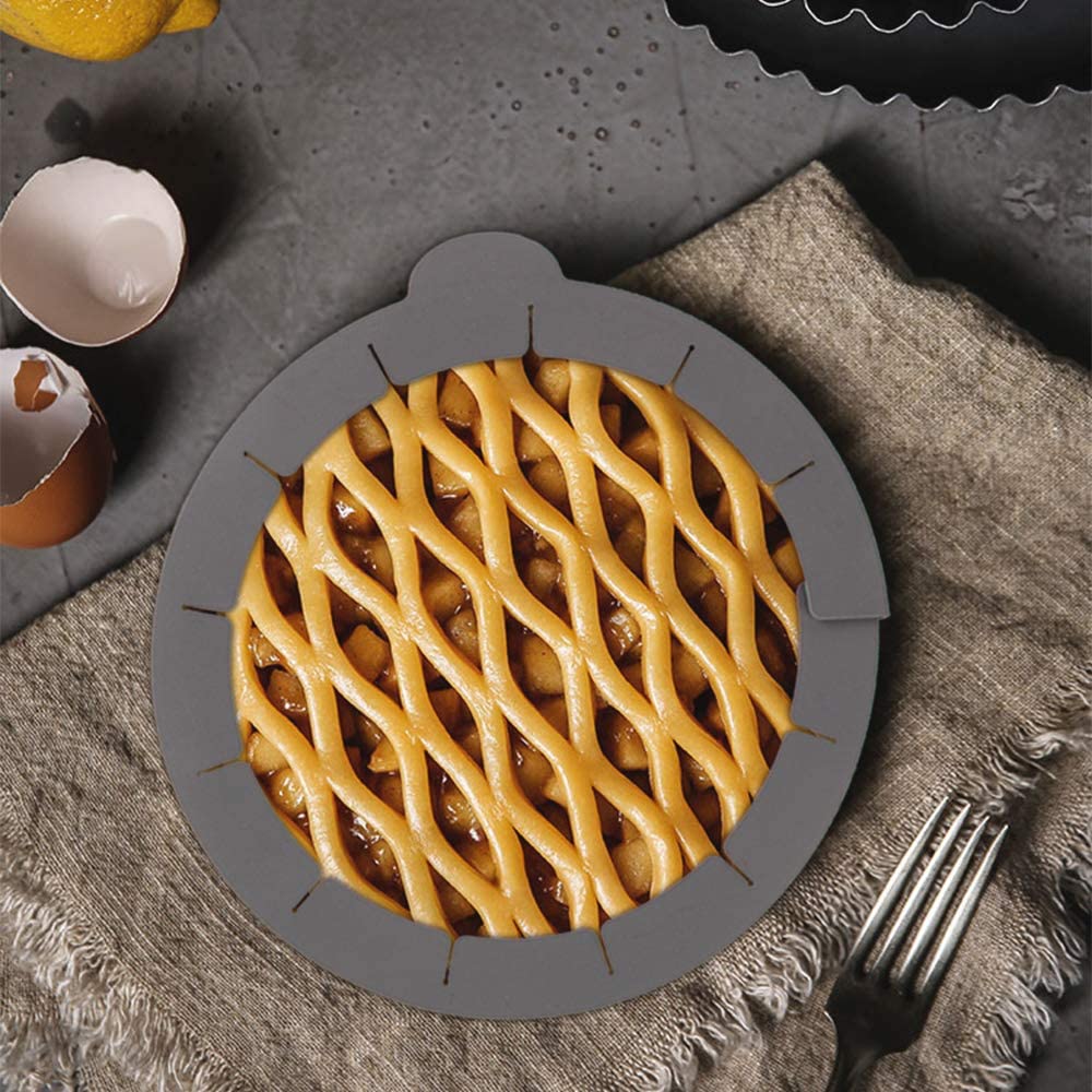 Webake Mini Pie Pan and Mini Pie Shield, 4pcs Mini Pie Tins and 4pcs Mini  Silicone Pie Crust Protector