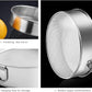 Webake 6-Inch 8-Inch Stainless Steel Sifter Round Flour Sieves Fine Mesh Strainer,Set of 2 (Silver)