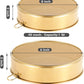 Webake 6-Inch 8-Inch Stainless Steel Sifter Round Flour Sieves Fine Mesh Strainer,Set of 2 (Golden)