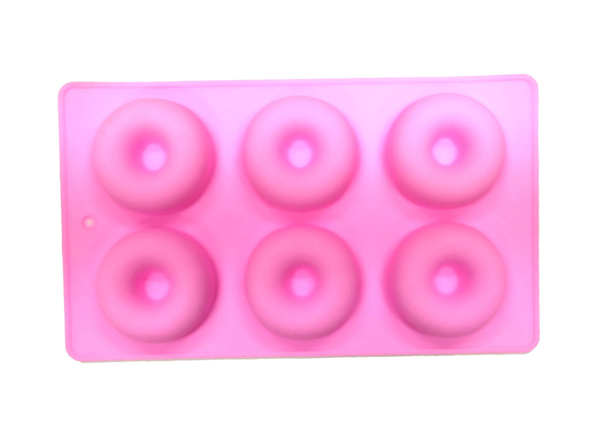 Webake 6 Cavity 11.4 Inch Silicone Donut Baking Pan