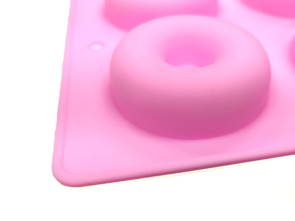 Webake 6 Cavity 11.4 Inch Silicone Donut Baking Pan