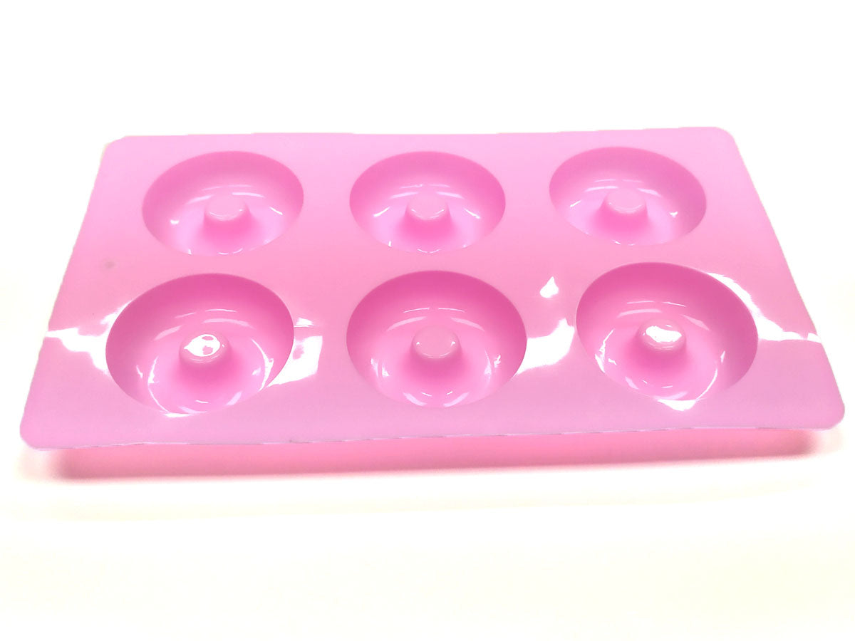 Webake 6 Cavity 11.4 Inch Silicone Donut Baking Pan