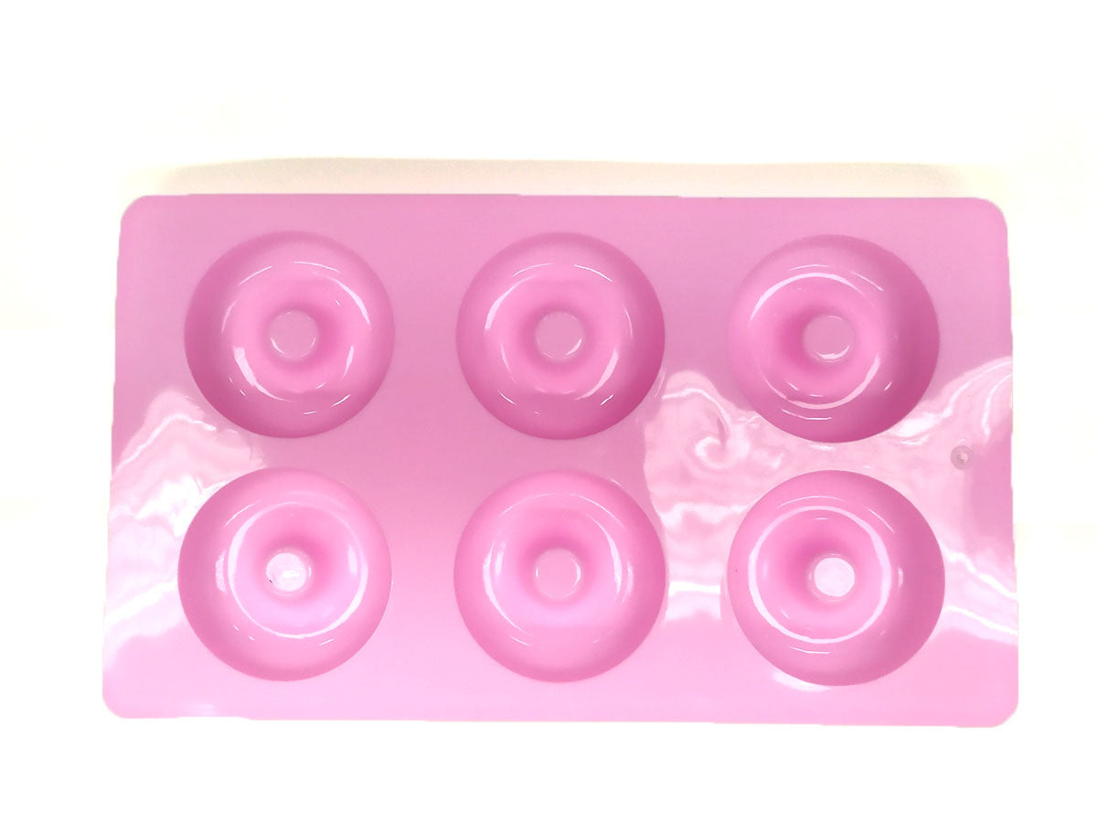 Webake 6 Cavity 11.4 Inch Silicone Donut Baking Pan