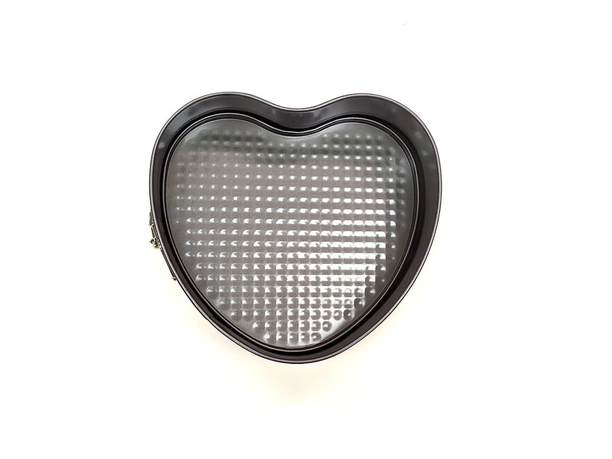 Webake 8.5 Inch Heart Shape Springform Pan with Removable Bottom