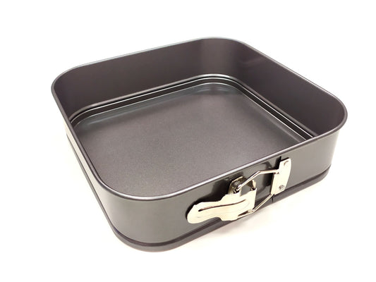 Webake Square 10 Inch Springform Pan with Removable Bottom