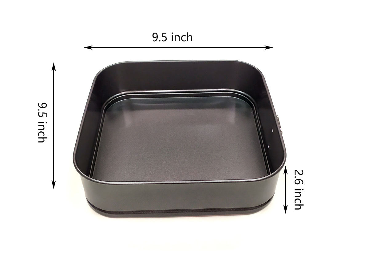 Webake 9.5 Inch Non-Stick Cheese Cake Pans with Removable Bottom