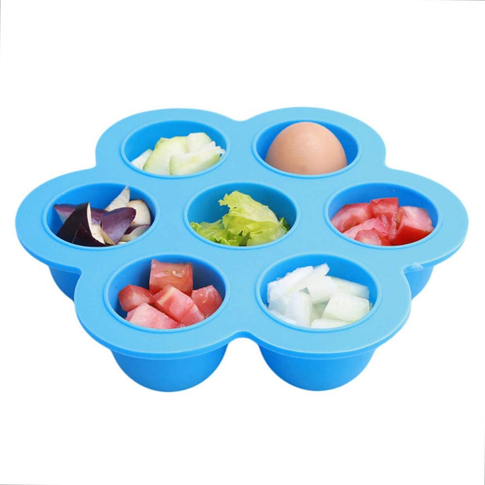 Webake silicone ice cube popsicle molds with 7 Ice pop sticks