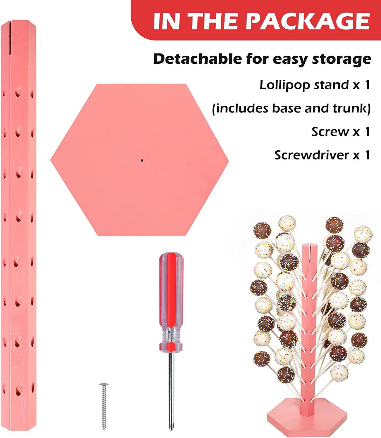 Webake 48 holes lollipop display holder