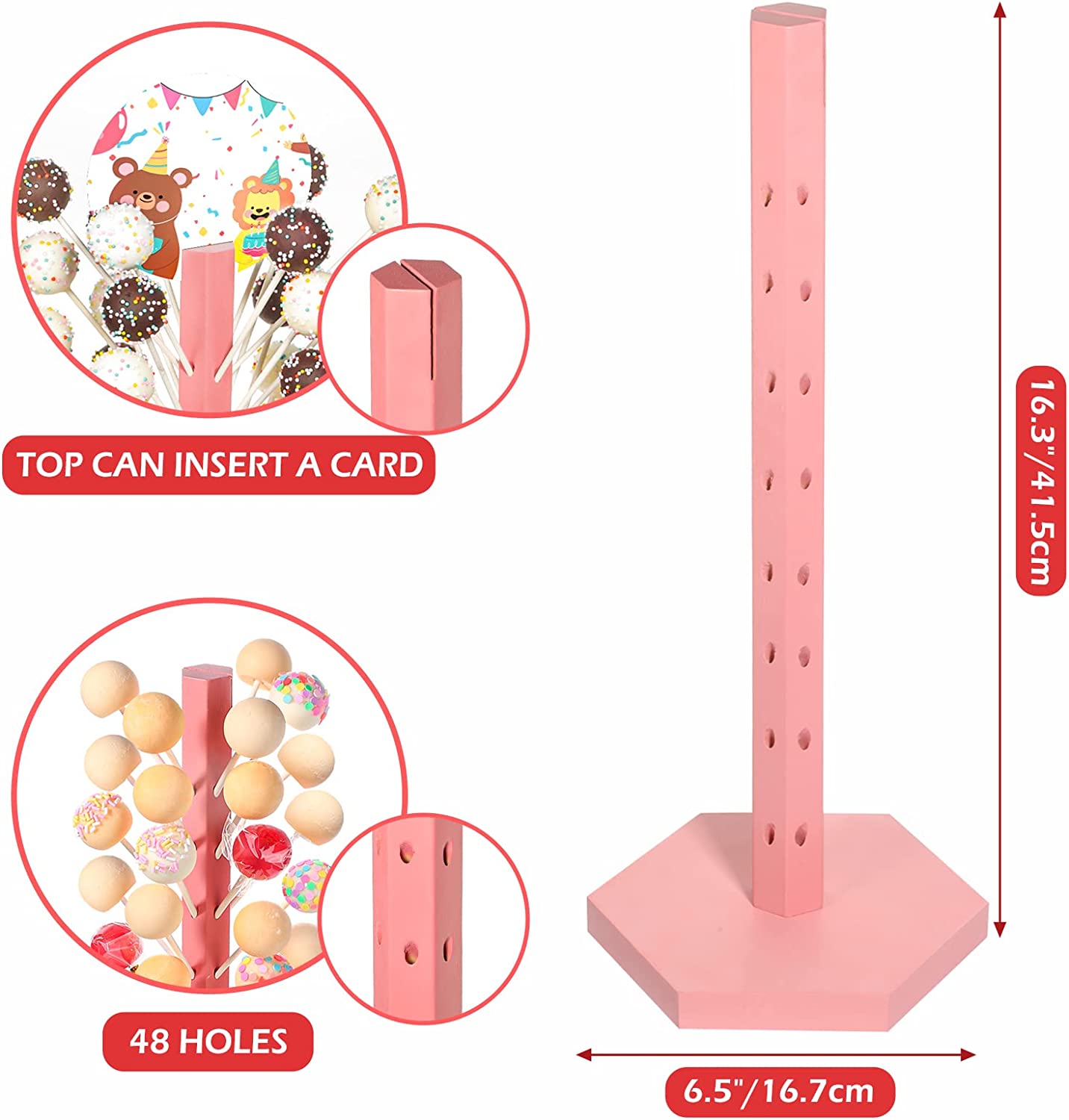 Webake 48 holes lollipop display holder