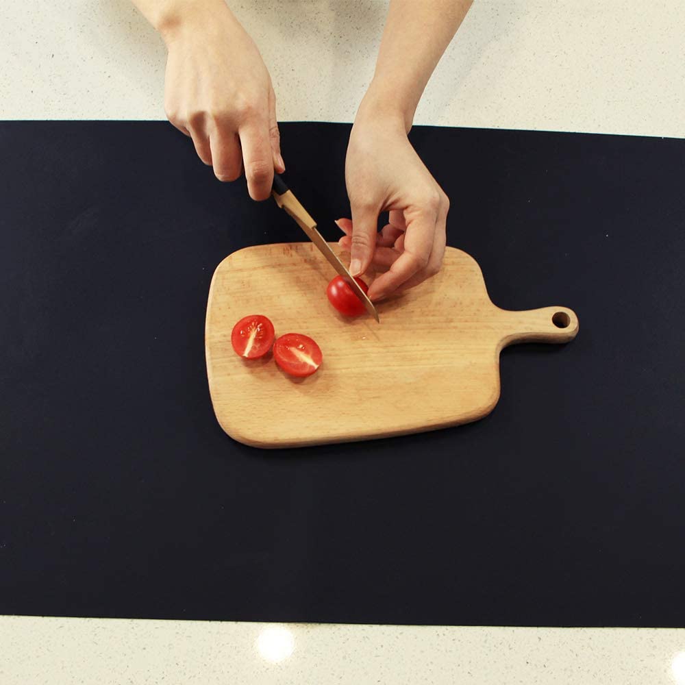 Webake Silicone Mat for Countertop, Counter Top Protector Heat Resistant  23.6 x 15.7 Desk Pat, Nonstick Glass Top Stove Cover Large Pastry Mat