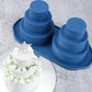 Webake Mini Silicone 3 Tier Small Smash Cake Pan (3.8 Inch Dia,2 Pack)