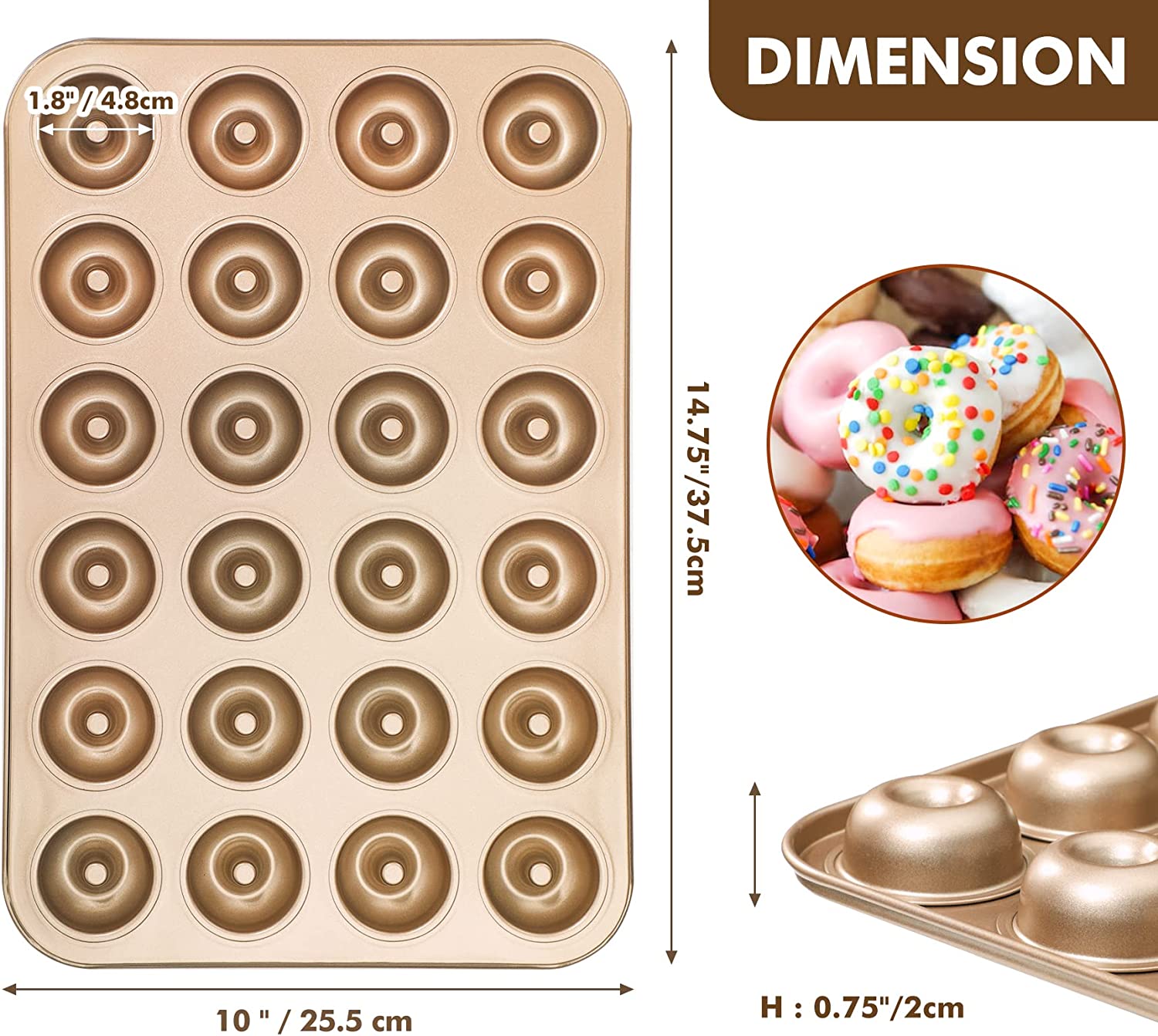 Donut on sale baking tray