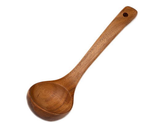 Webake Non Stick Wooden Kitchen Utensils Soup Spoon