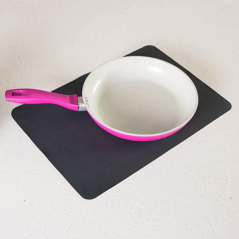 Webake Placemats Silicone Table Mats Set Washable Kitchen Place Mat, Heat Resistant Waterproof Insulation Mats 16 x 12 inch