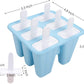 Webake Reusable Silicone Dishwasher Ice Cream Frozen Popsicle Maker Mold BPA Free