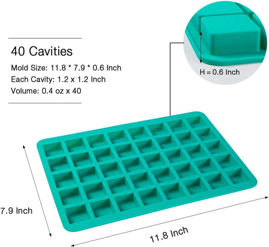 CAKETIME Candy Molds Silicone Chocolate Molds - Silicone Molds