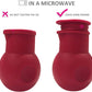 Webake silicone chocolate microwave melting pot pour candy butter warmer,Set of 2