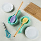 Webake silicone spoon rest owl shape cooking holder (2 Pack)